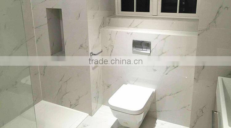 Best quality tumbled natural stone white marble tile stone