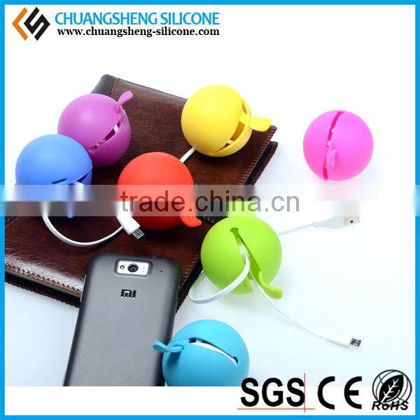 Wire flower pot holder bag for phone cable