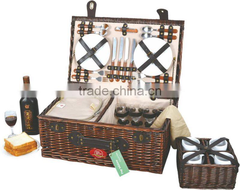 willow fast food basket wicker/Hamper