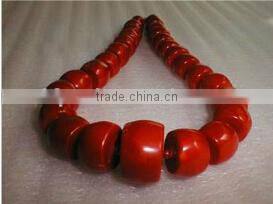 wholesale 18" 13-22mm natural coral beads necklace jewelry set