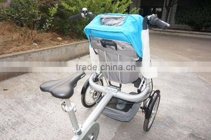 stroller bike with safety harness
