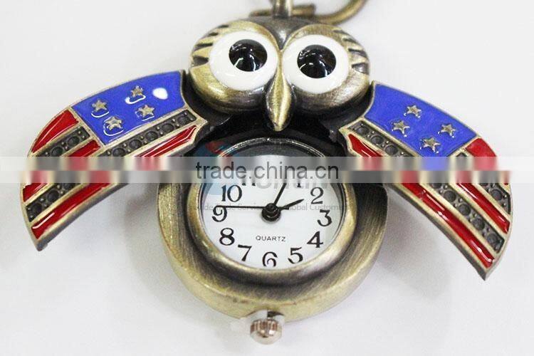 Popular Pocket Clock Owl Ornaments