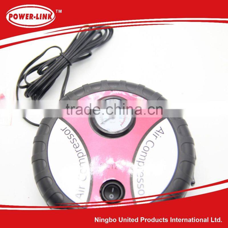 new 250PSI roundness Single cylinder metal auto inflator car pump