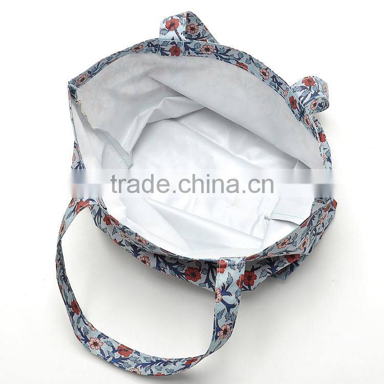 High Quality Full Printing Waterproof Nylon Tote Bag With PVC Lamination