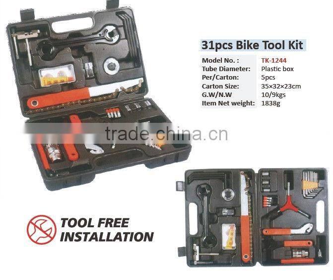 31pcs Bike Tool Box Bicycle Repair Bike Tool Kit