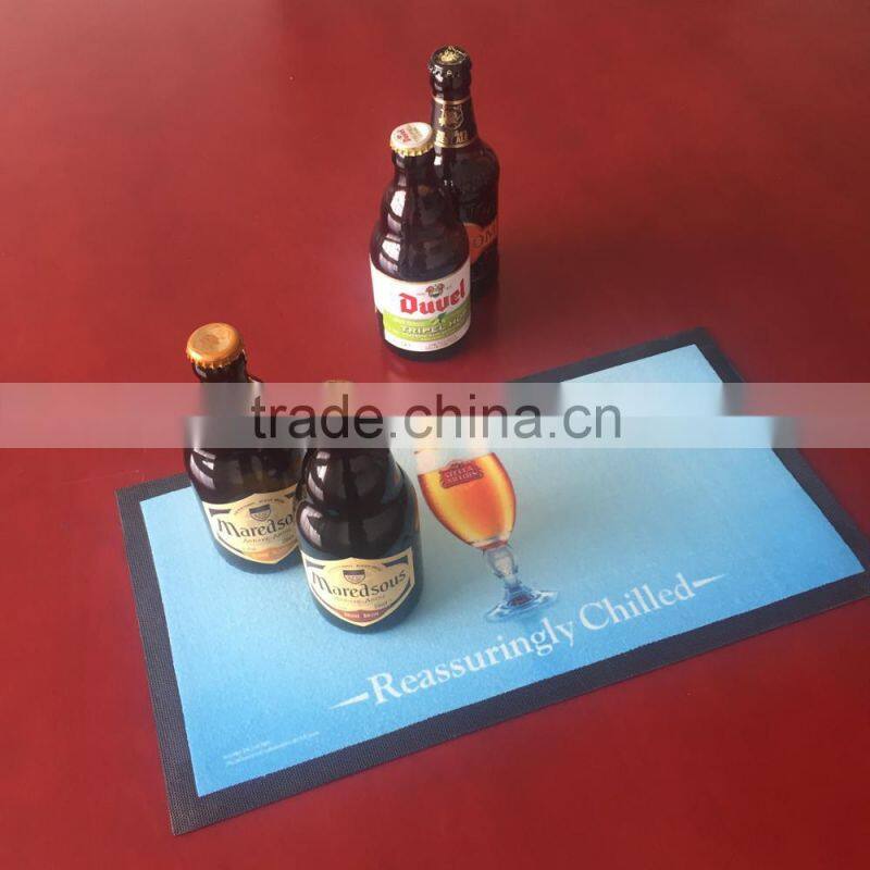 high quality non woven OEM custom rubber bar mat