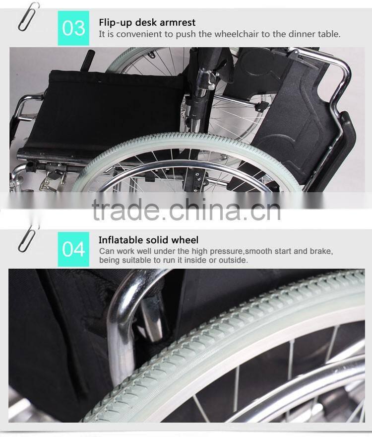 Topmedi hot sale assisted wheelchair for disabled