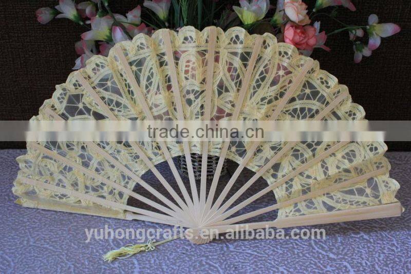 2015 new style lace ladies fan for wedding