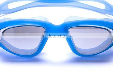 Summer watersports equipment Adult mirrored big lens Swimming Glasses eyewear wholesale