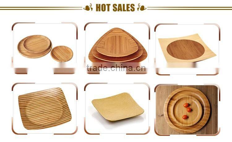 Superior quality cheap bamboo banquet plate