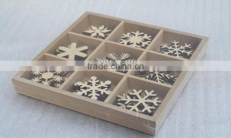 2015 art craft new design Christmas Present wooden stamps snow