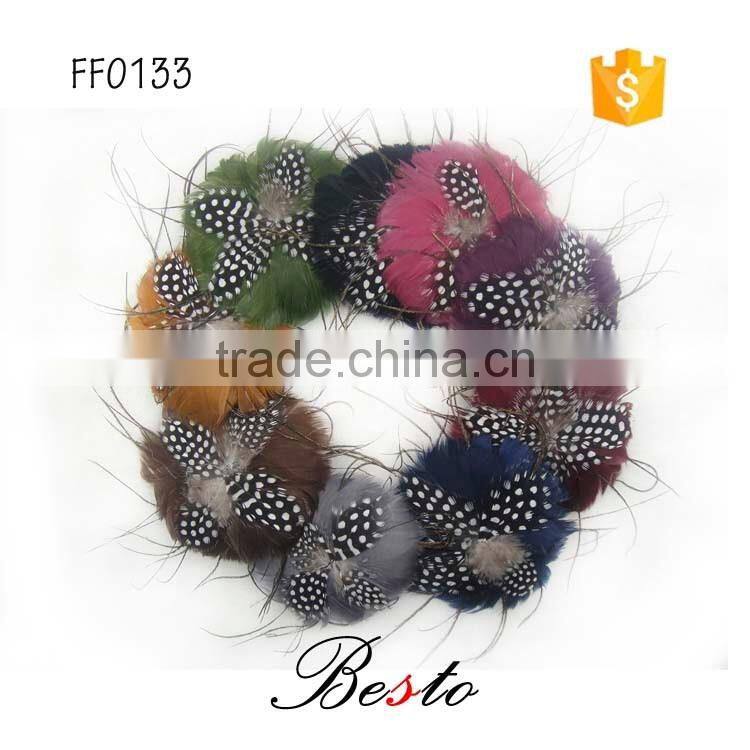 Fashion new product feather jewelry,feather flower garment accessory for girl's dresses
