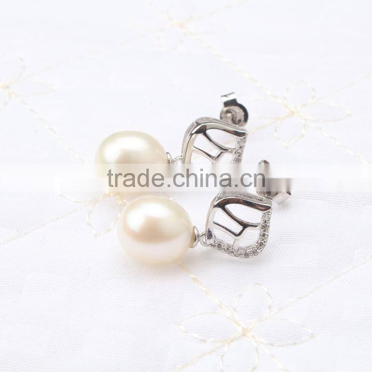 925 silver Pearl Pendant and earring