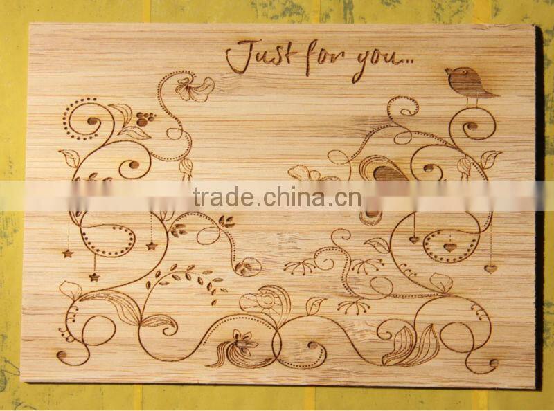 2014 year card beautiful bamboo greeting cards