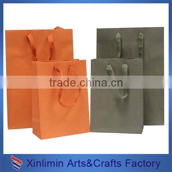 Custom red colour kraft paper bags for cement