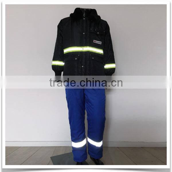 Freezer and coldstore clothing certified for temperatures down to -40 centigrade