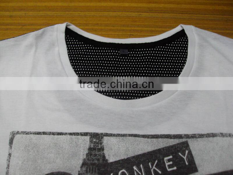 mens t-shirt, fashionable high quality short sleeve printed cotton t-shirt