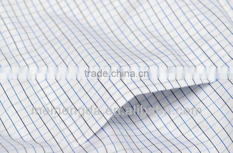 clear small check fashion shirts men
