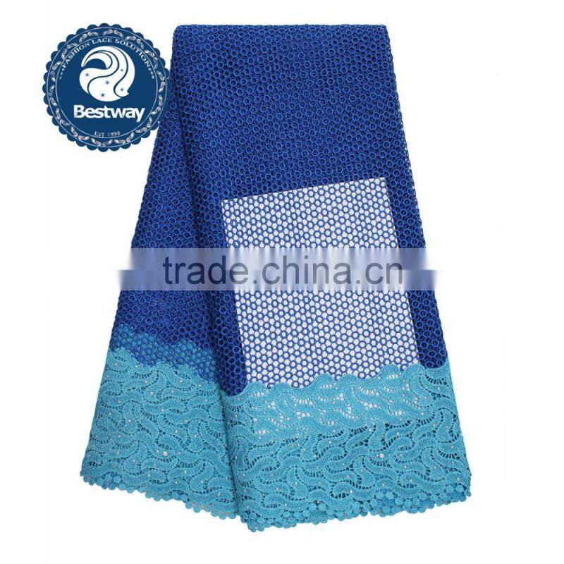 Plain and elegant guipure lace trim sewing lace cupion lace fabric with high quality CP 1059