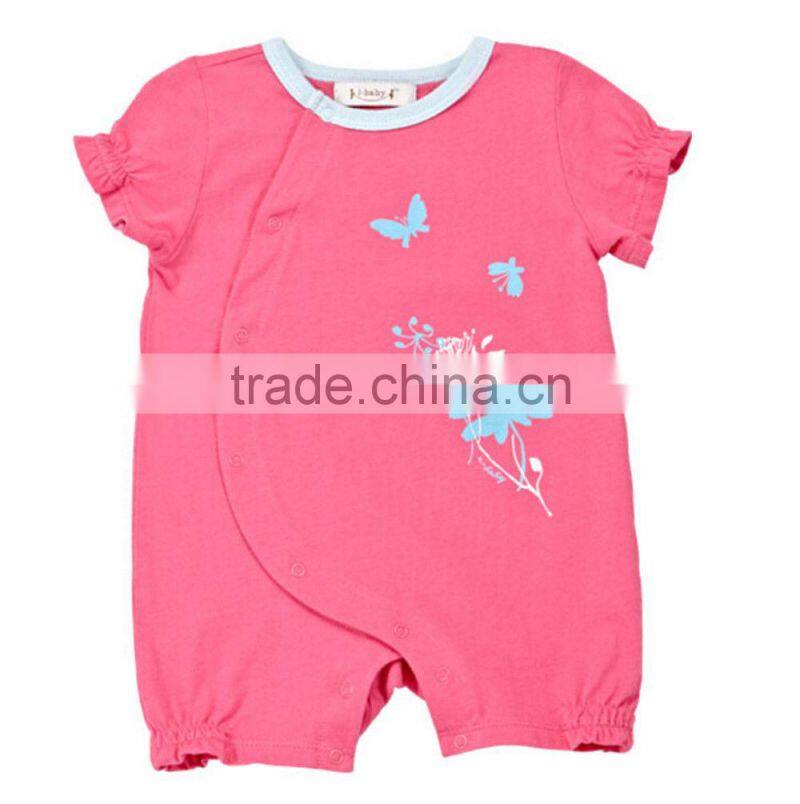 Latest summer Custom Newborn fashion rompers 2017 baby clothes printed kid Bodysuit Clothing kint wholesale baby boy romper