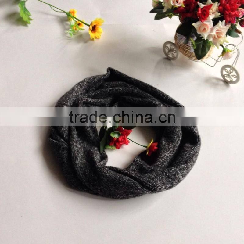 various girls fashion plain color knitted round neck warmer scarf