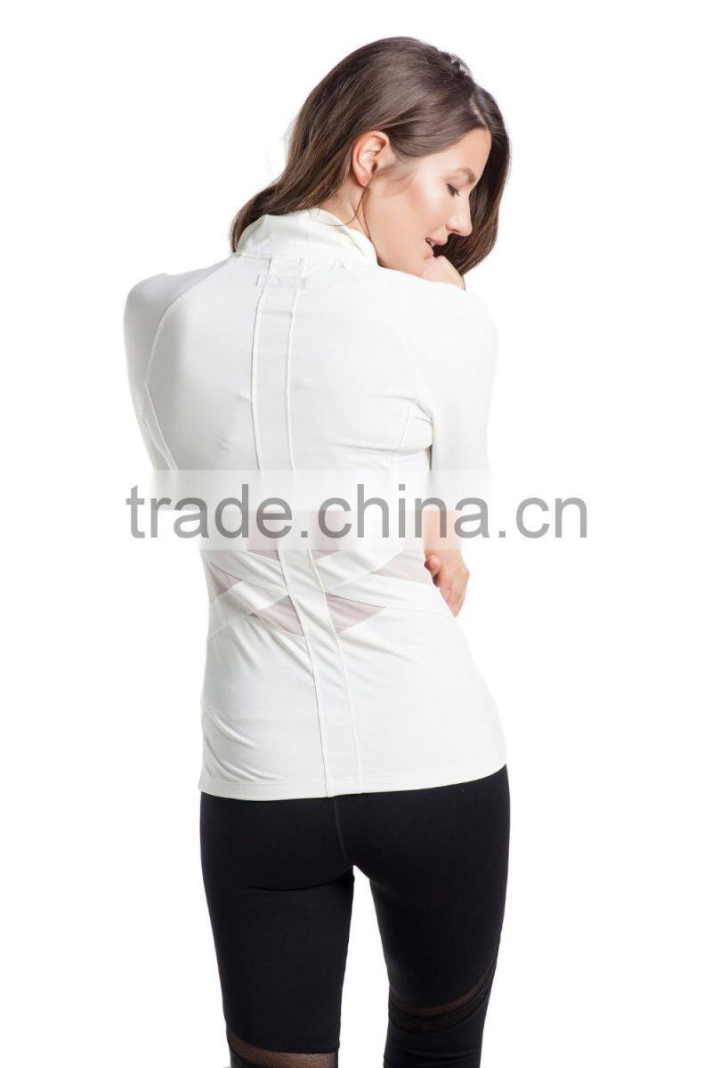 OEM top quality fitness and yoga wear active sportswear women yoga jacket