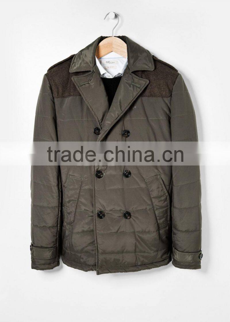 latest fashion design autumn winter coat for men