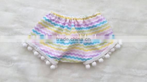 Plain weave cotton bloomer lace frontals ruffle diaper cover newborn to 24 month baby wear