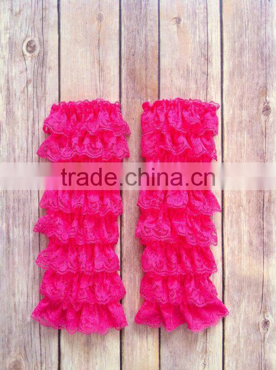 Newborn Infant Baby Ruffle Chiffon Leg Warmer Cute Knitted Winter Autumn Legging