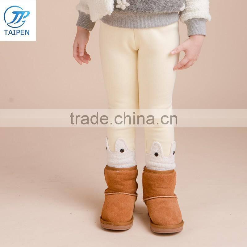 2017 Spring Kids Fleece Lining Pantskirt Mesh And Pleated Skirt With Leggings Girls Faux Twinset Skirt With Rose Pattern