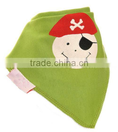 Alibaba china printing cotton custom absorbent dribbler bandana baby bibs wholesale