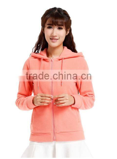 Shallow peachblossom comfortable contracted long-sleeved jacket