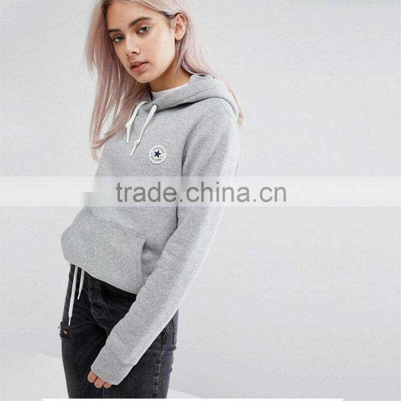 2017 new fashion female Hoodie sweater in spring and Autumn Korean style student loose thin coat grey hoodie
