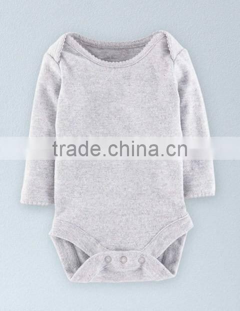 1505 OEM Baby clothes newborn boys 100% organic cotton baby romper long sleeve Infants clothing& Toddlers baby onesie
