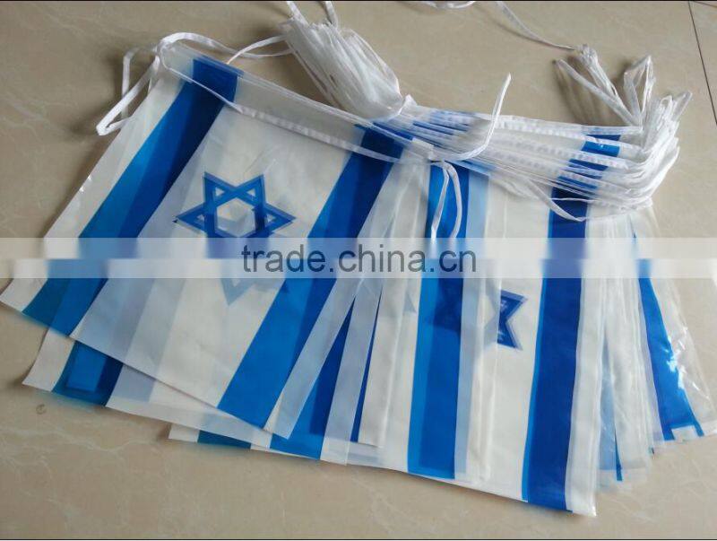 pe promotional bunting flag