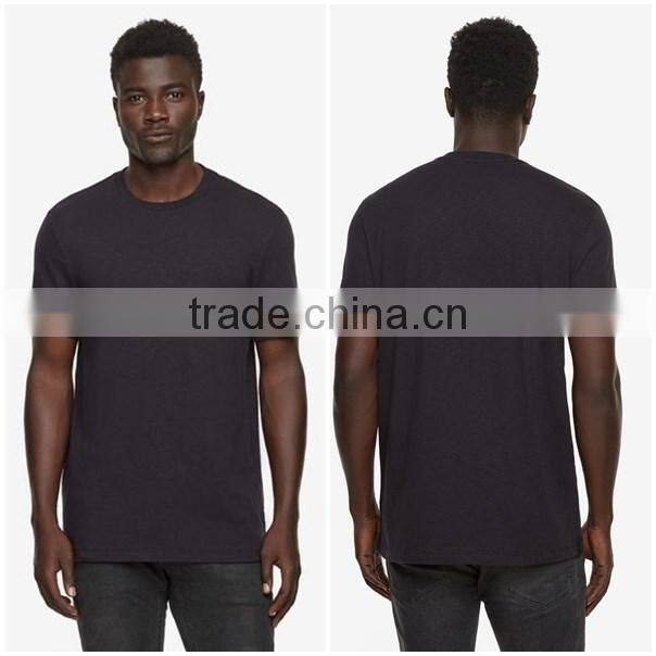 High quality promotion t-shirt cotton streamlined fit men's t-shirt 2016