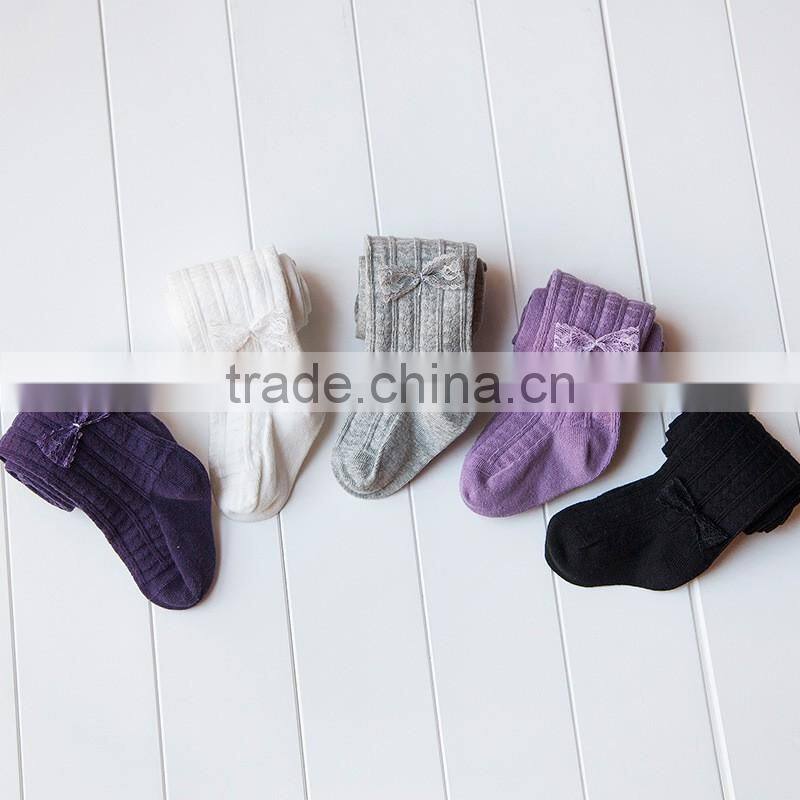 Wholesale Cotton Bulk Baby Girls Seamless Pantyhose Children Tights Leggings