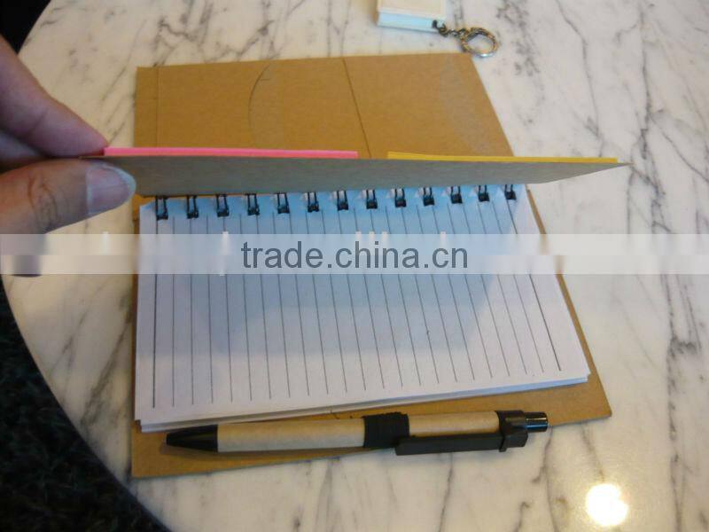 A4 spiral recycle notebook /notepad/recycled notebook/hardbound notebook/diary notebook/big gift notebook