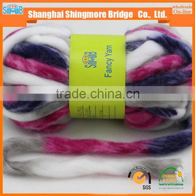 Chunky knitting yarn supplier cheap wholesale super soft chunky yarn acrylic for knitting sweater hat