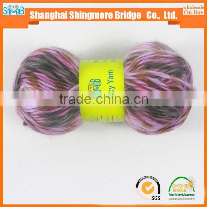 yarn supplier cheap wholesale high quality top dyed 100 acrylic 2 ply roving yarn for hand knitting