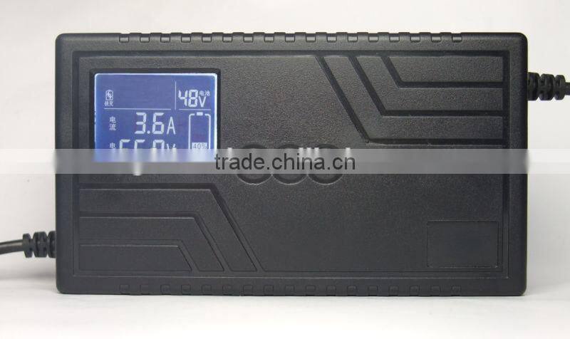 48V 10ah-40ah good quality lcd tricycle charger