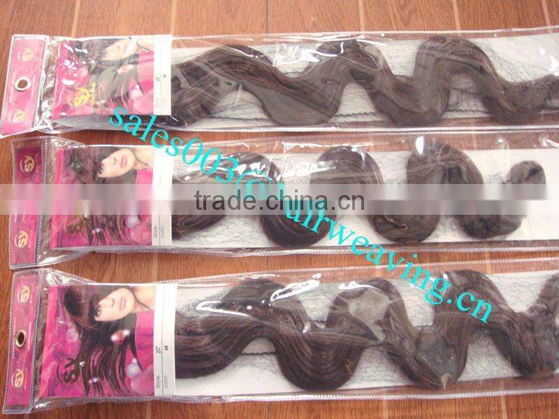 hair wholesale synthetic weave/cheap hair weft