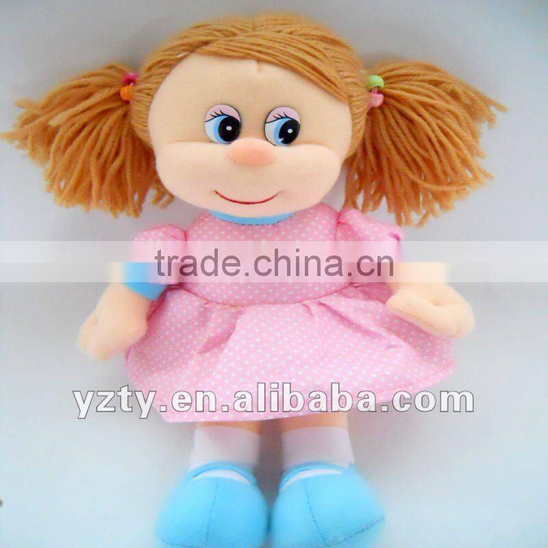 lovely soft plush girl doll musicl baby doll supply