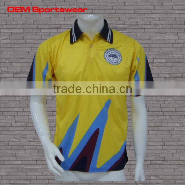 New design bowling sport polo t shirts