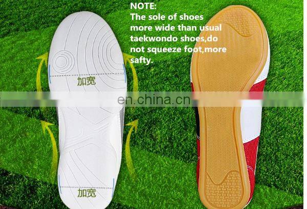 hot sale cheap taekwondo shoe zapatos de los artes marciales