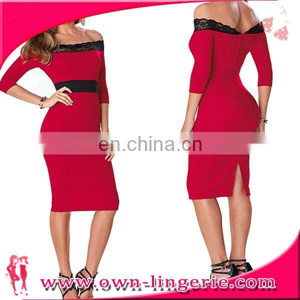 Women Off Shoulder Dress hot fashion show vintage swing rockabilly dress pin up clothing off shoulder tight dresses