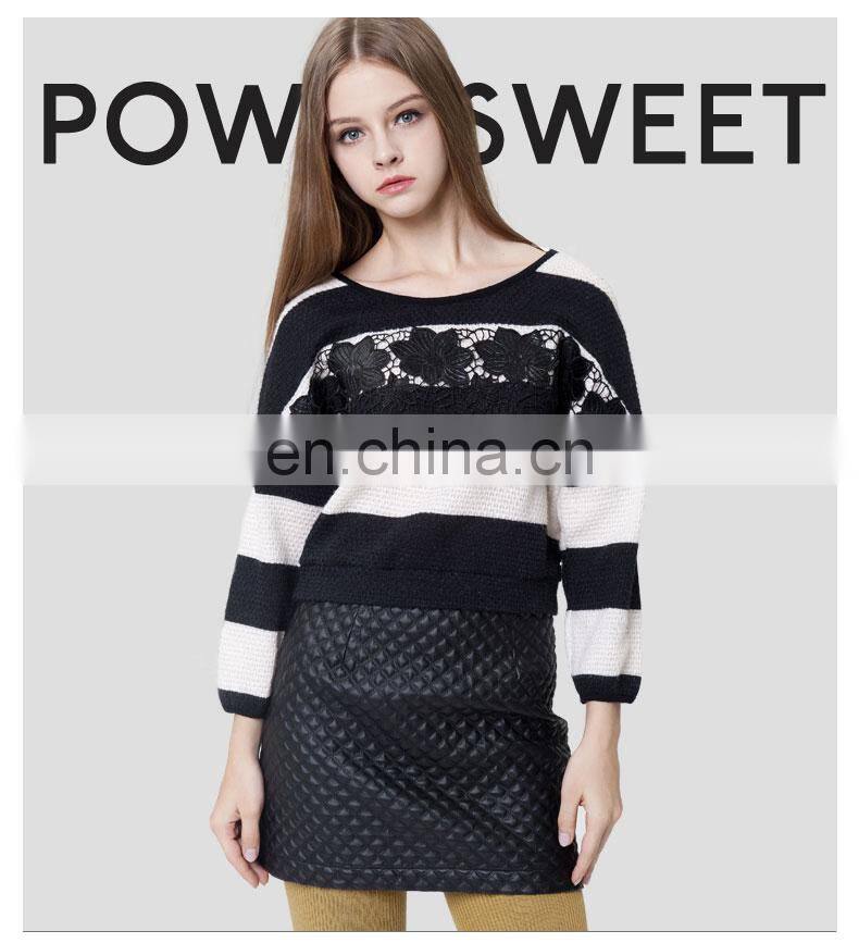 New european simple autumn&winter A-shape pencil bodycon PUleather mini ladies skirts