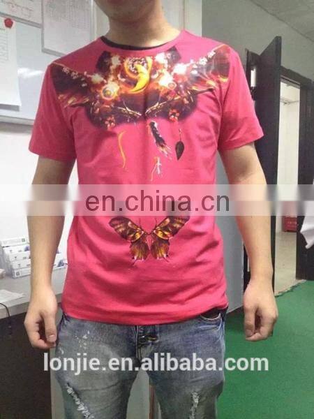 A3 digital flatbed plain t-shirt printer for clothes