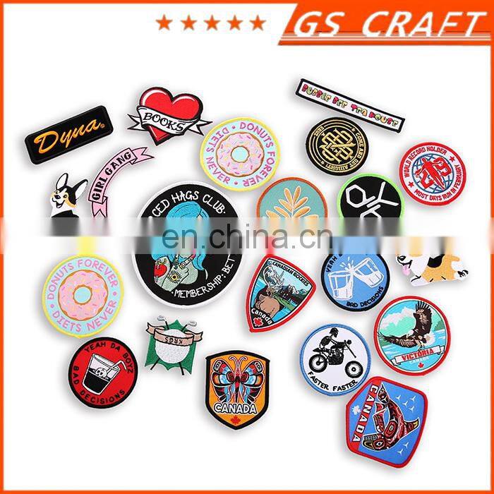 Washable,Eco-Friendly Feature and woven Technics Low price woven patch