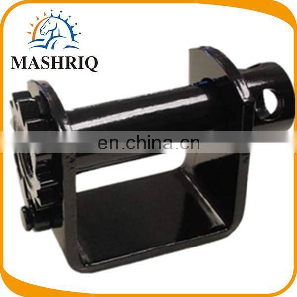 4" storable weld-on truck tie down winch bottom mount
